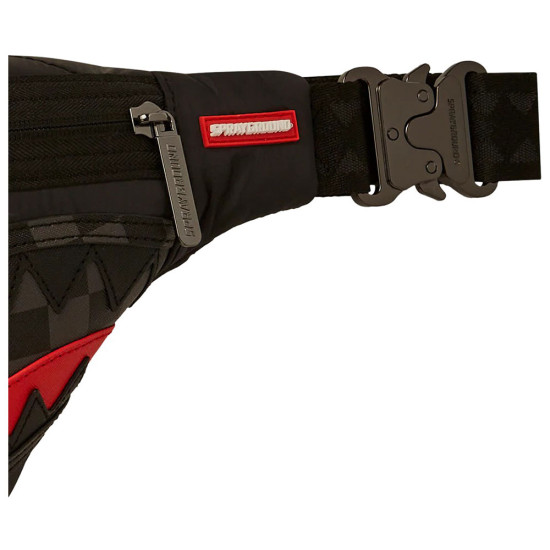 Sprayground Τσαντάκι μέσης Black Puffer Savvy Cross-Body